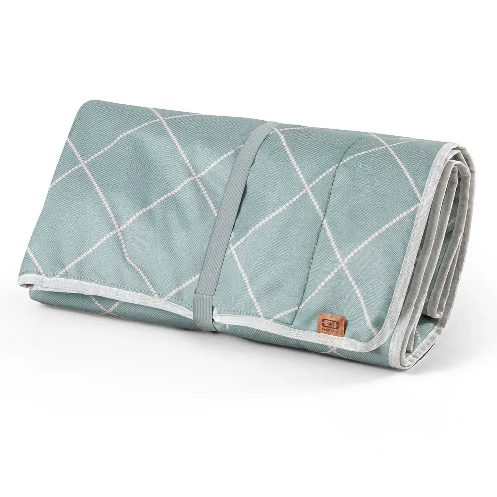 Monbento Waterproof Picnic Blanket for Outdoor Meals - Green Natural