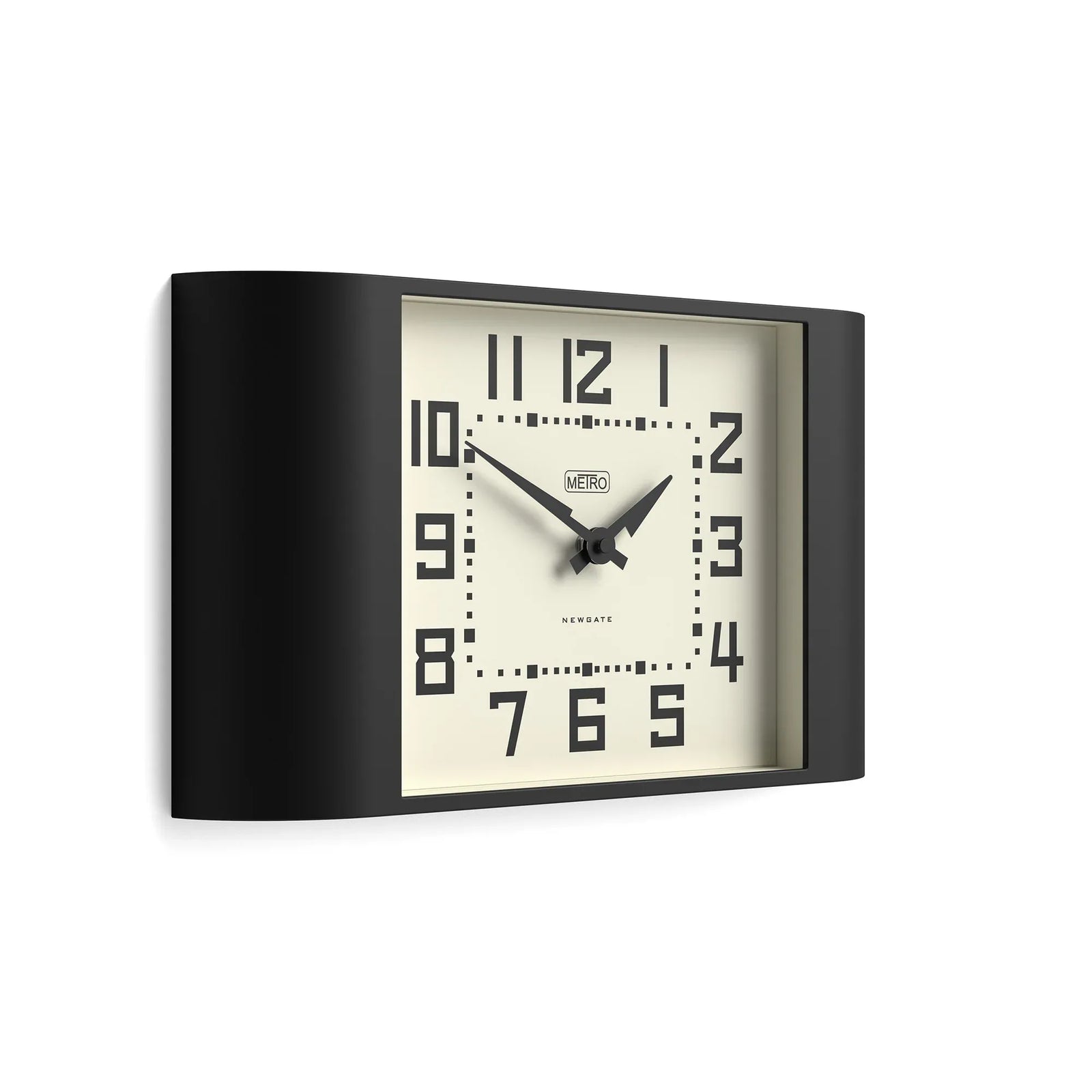 Newgate Metro Wall Clock-Black