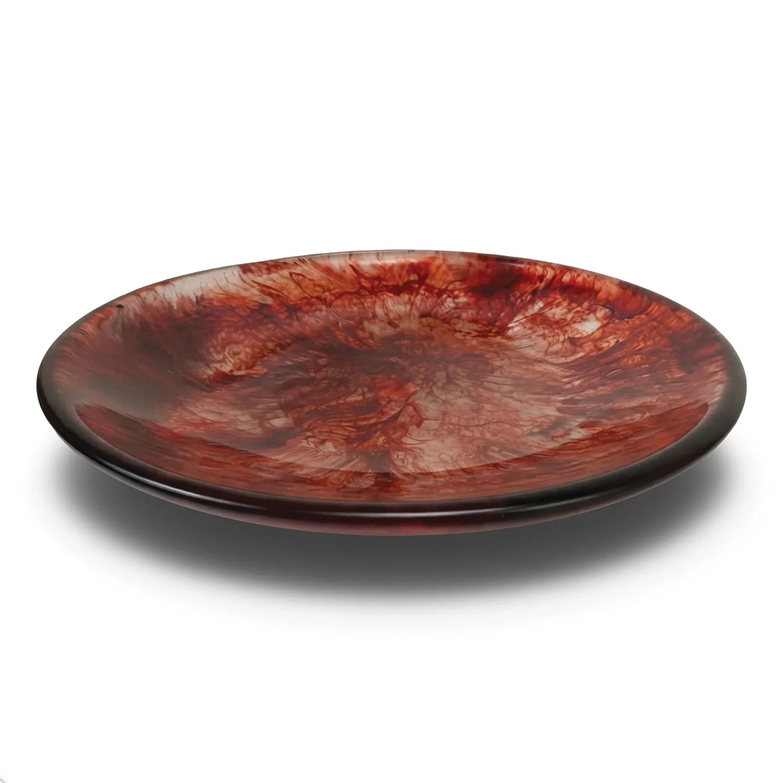 Urban Attitude SHAY Extra Large Bowl Height 6cm lowest 12cm highest by Width 52.5cm x 60cm - Berry Red