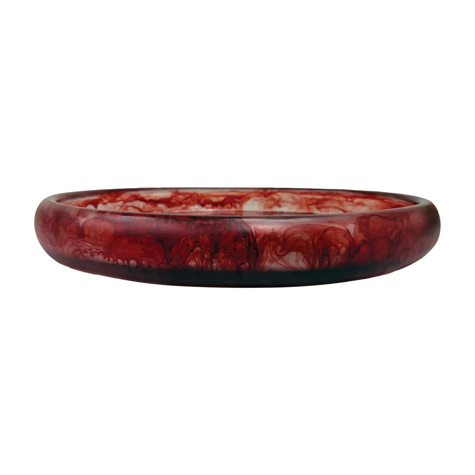 Urban Attitude MIA Extra Large Bowl Height 6cm, Width 37cm, Length 49cm - Berry Red
