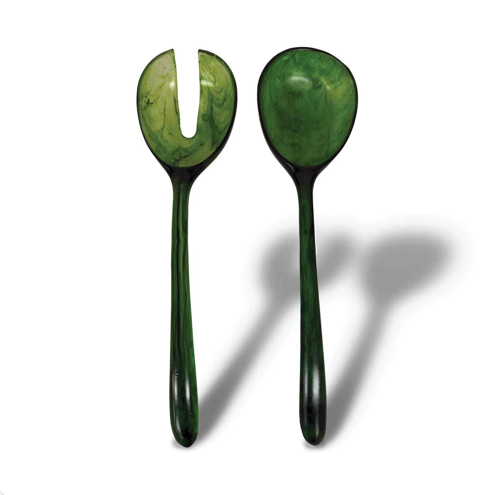 Urban Attitude LILA Large Paired Servers Length 30cm, Width 7.5cm (Spoon) - Sage Mist