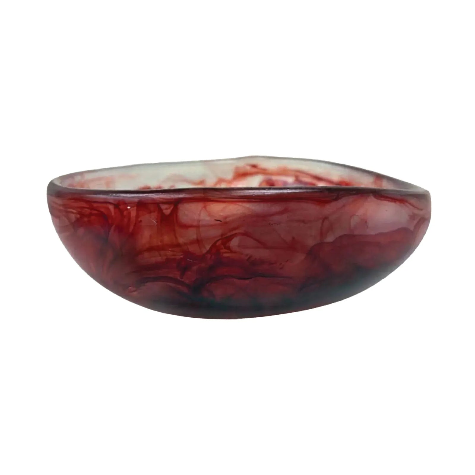 Urban Attitude RAQS Salad Bowl Height: 11.5cm, Width: 29.5cm, Length: 31cm - Berry Red