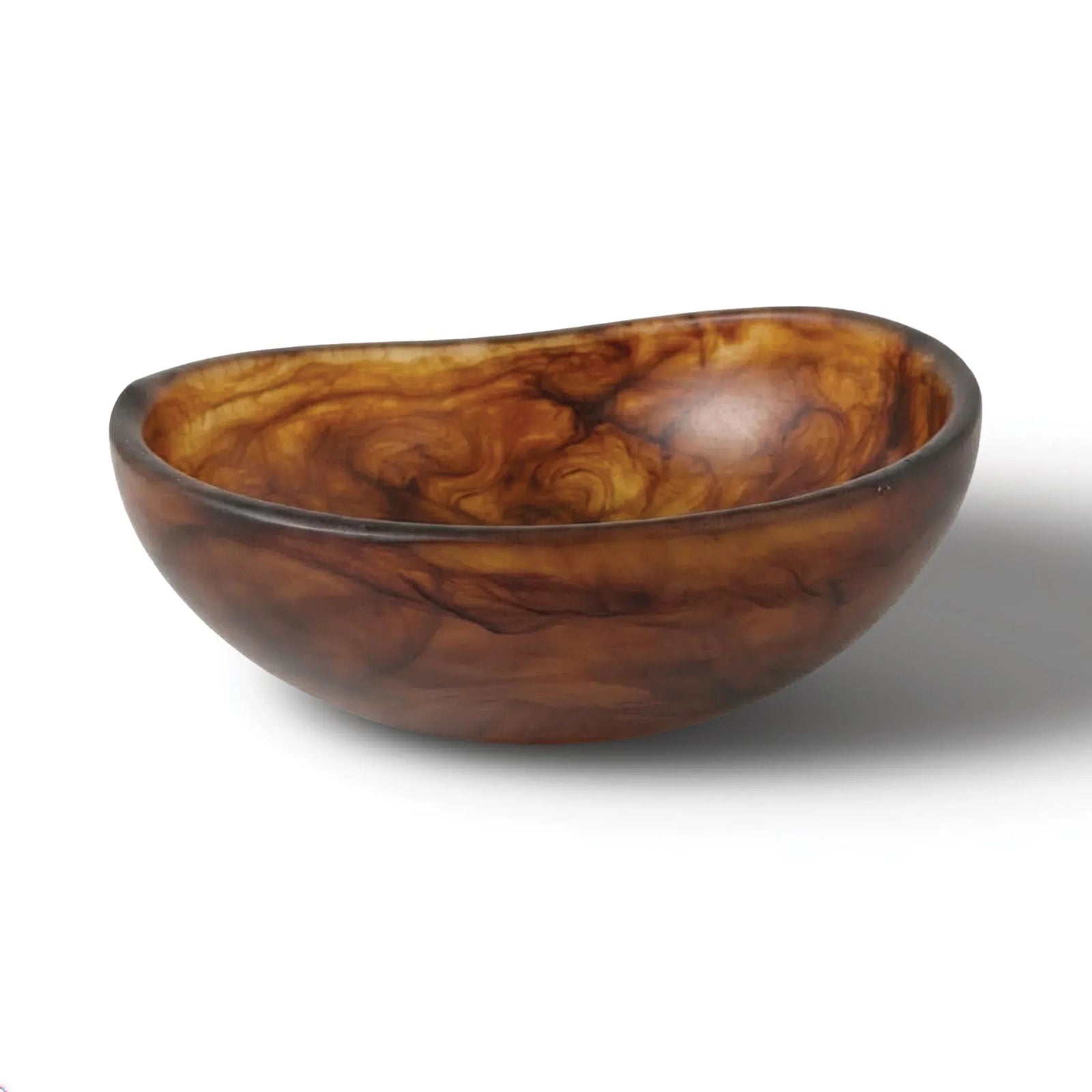 Urban Attitude RAQS Salad Bowl Height: 11.5cm, Width: 29.5cm, Length: 31cm - Dark Cocoa