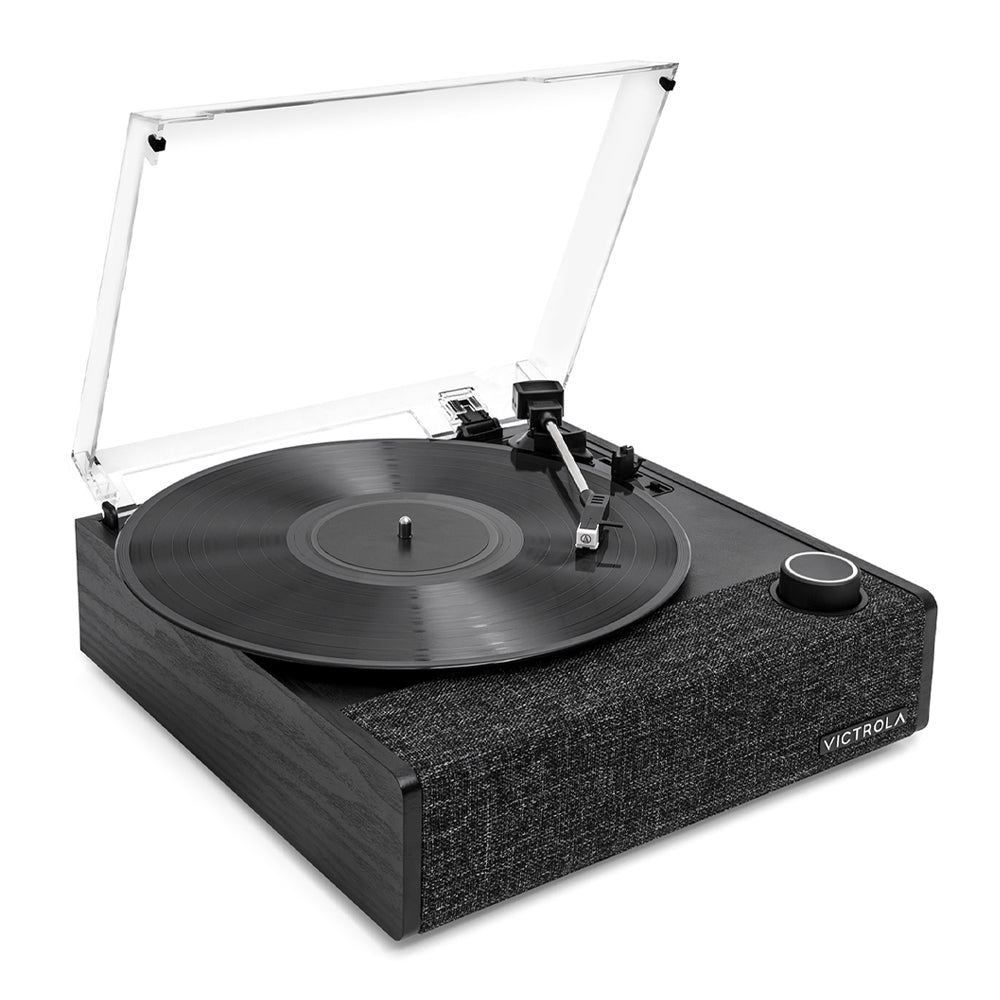 Victrola Eastwood II Turntable - Black + Bundled Majority D40X Bluetooth Speakers