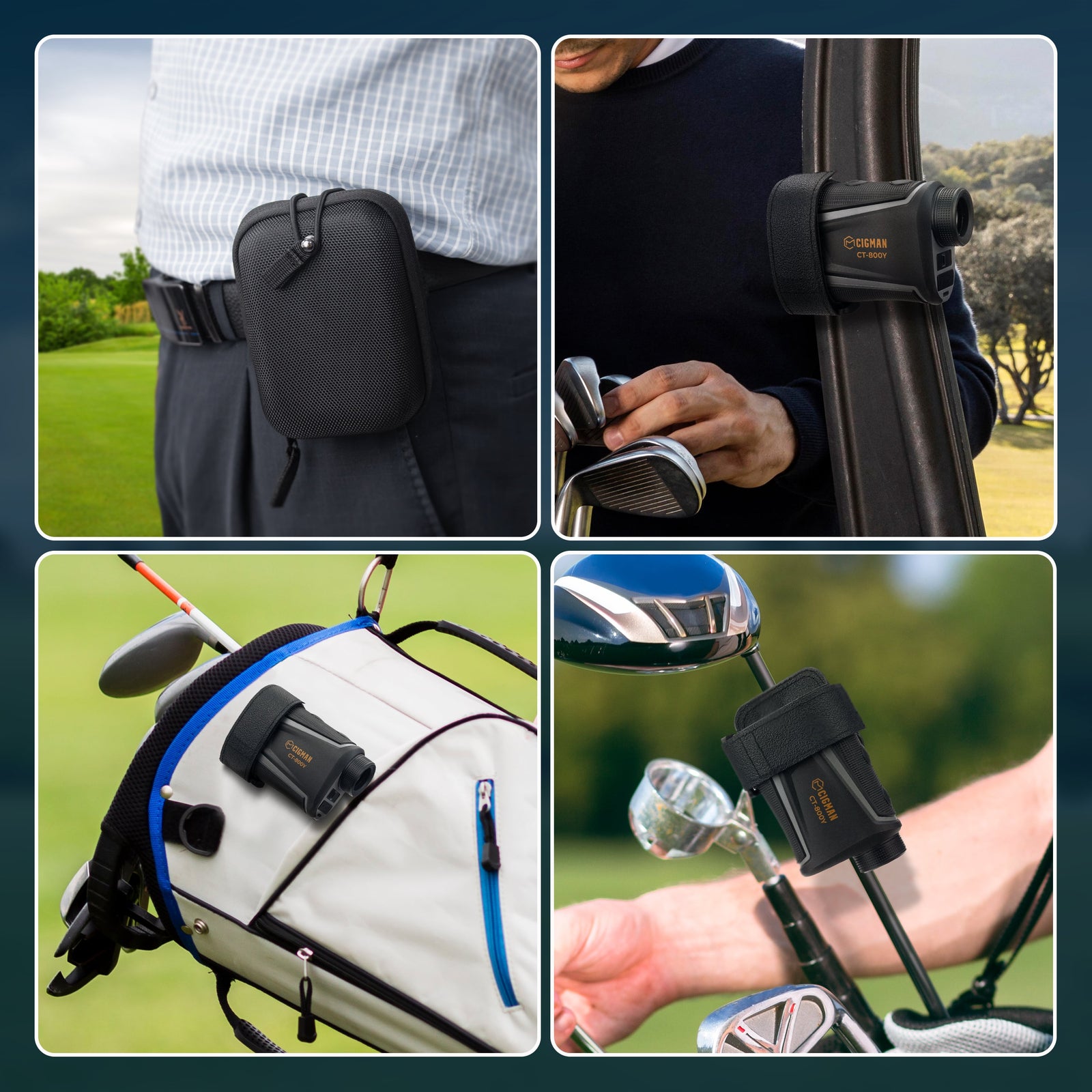 CIGMAN Golf Range Finder 800 Yards Laser Golf Rangefinder with Slope
CT-800Y