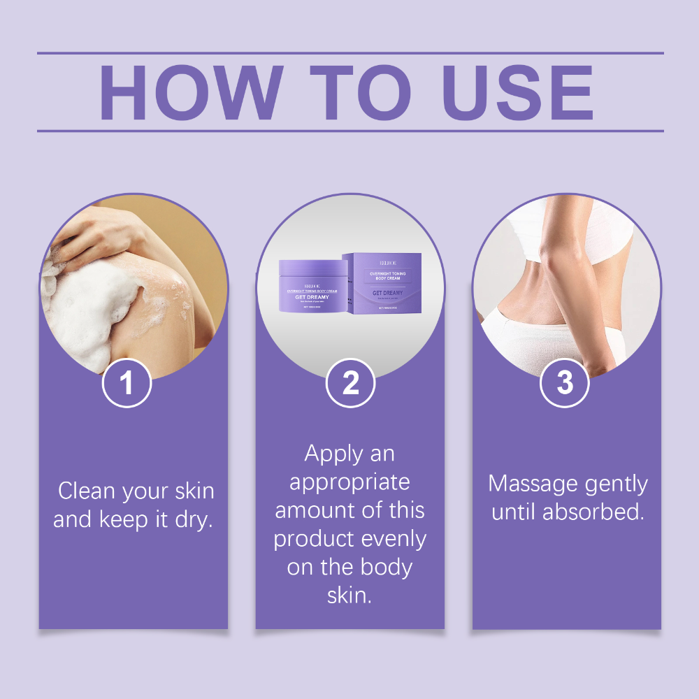 EELHOE Body Care Cream, Firming And Moisturizing Skin Figure Line Moisturizing Elastic Daily Massage Care Cream