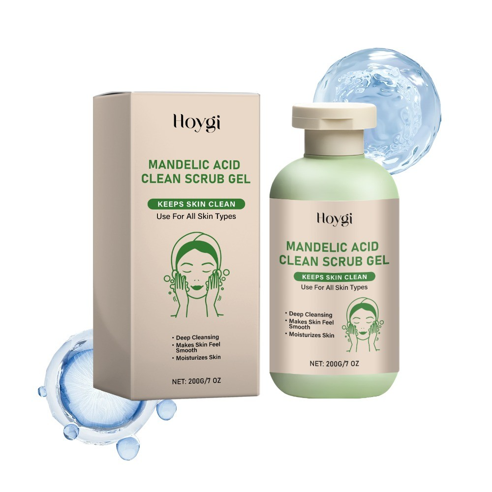 Hoygi Body Exfoliating Gel, Deep Cleansing Moisturizing Gentle Mud Scrub Exfoliating Dead Skin Clean Pores