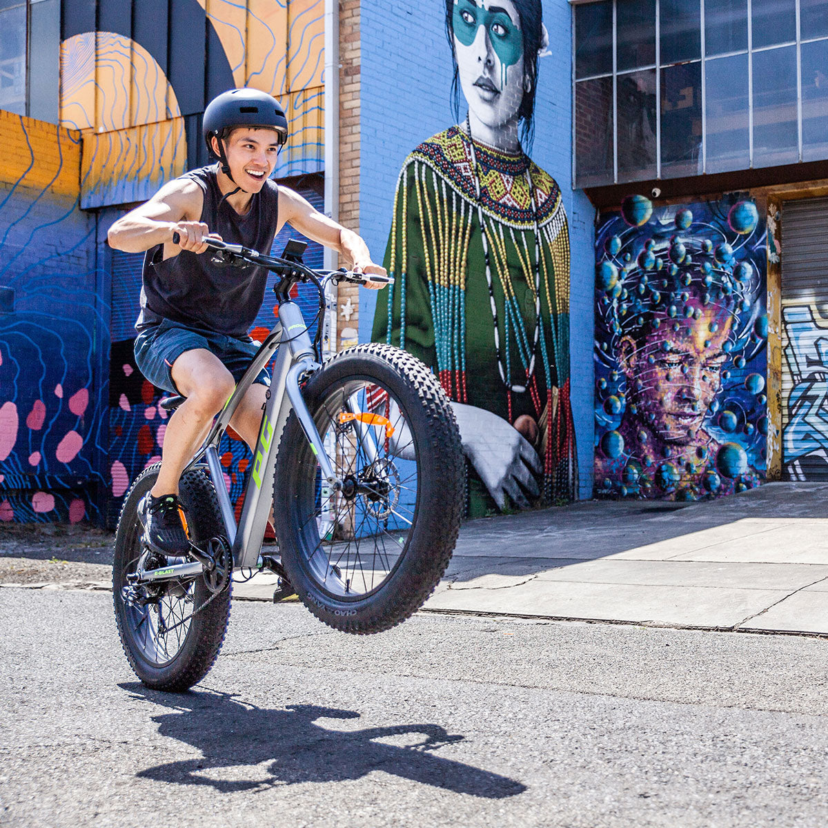 Progear Bikes E-Blast Fat Tyre E-Bike 26*18" in Slate