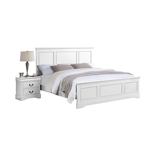 Bedroom Suite Solid MDF King White