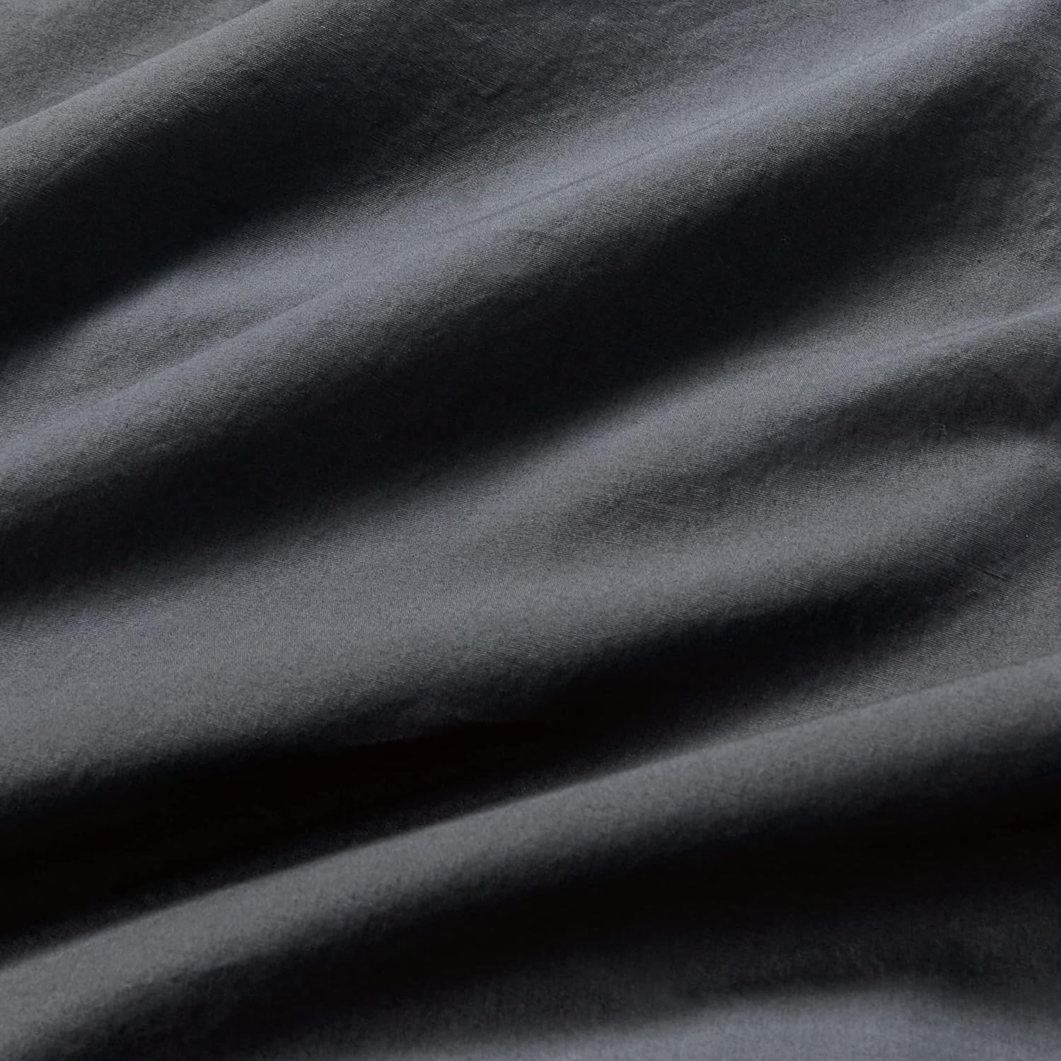 100% Vintage Washed Cotton Fitted Sheet Combo Set – 100% Natural Cotton, Ultra Soft & Breathable – Includes Fitted Sheet & Pillowcases – Machine Washable (Charcoal, King Single)