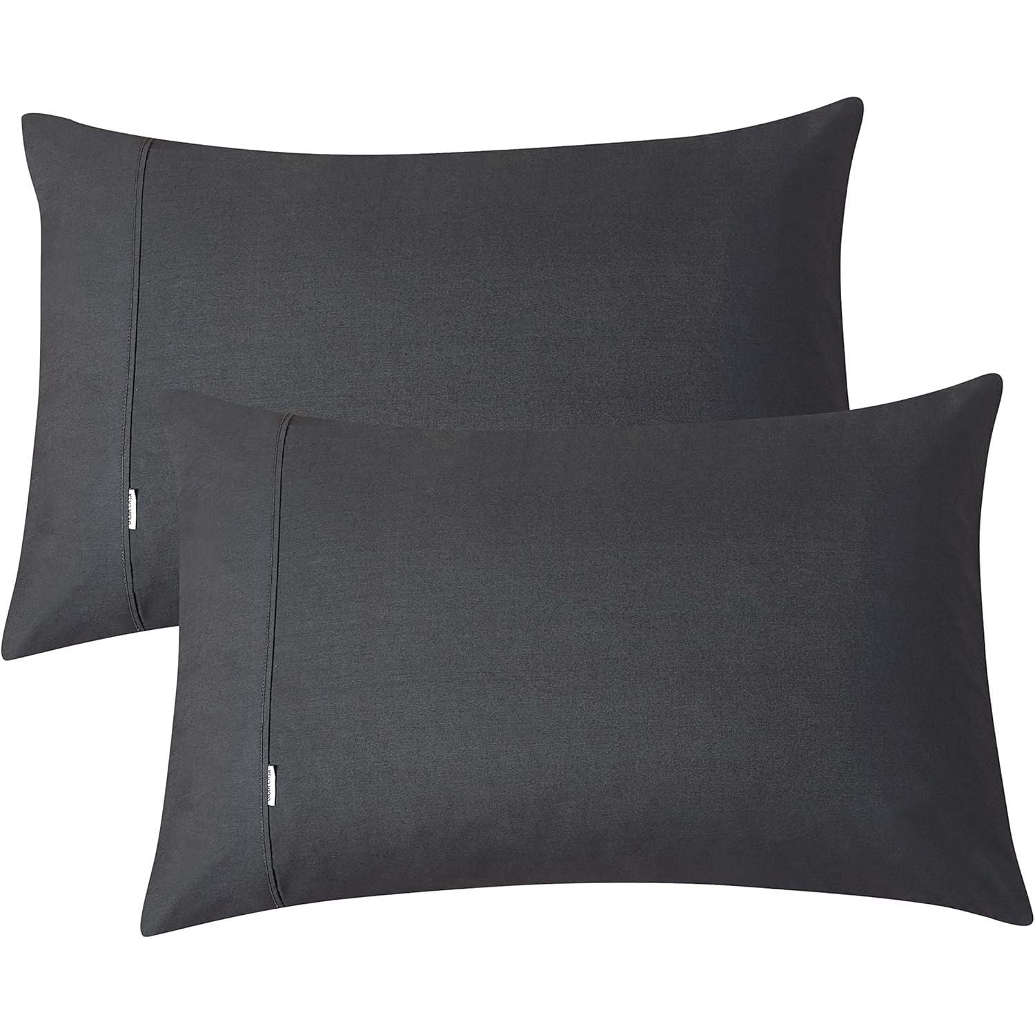 Gioia Casa Vintage Washed 100% Cotton Sheet Set with 2 Pillowcases - Charcol - King Single