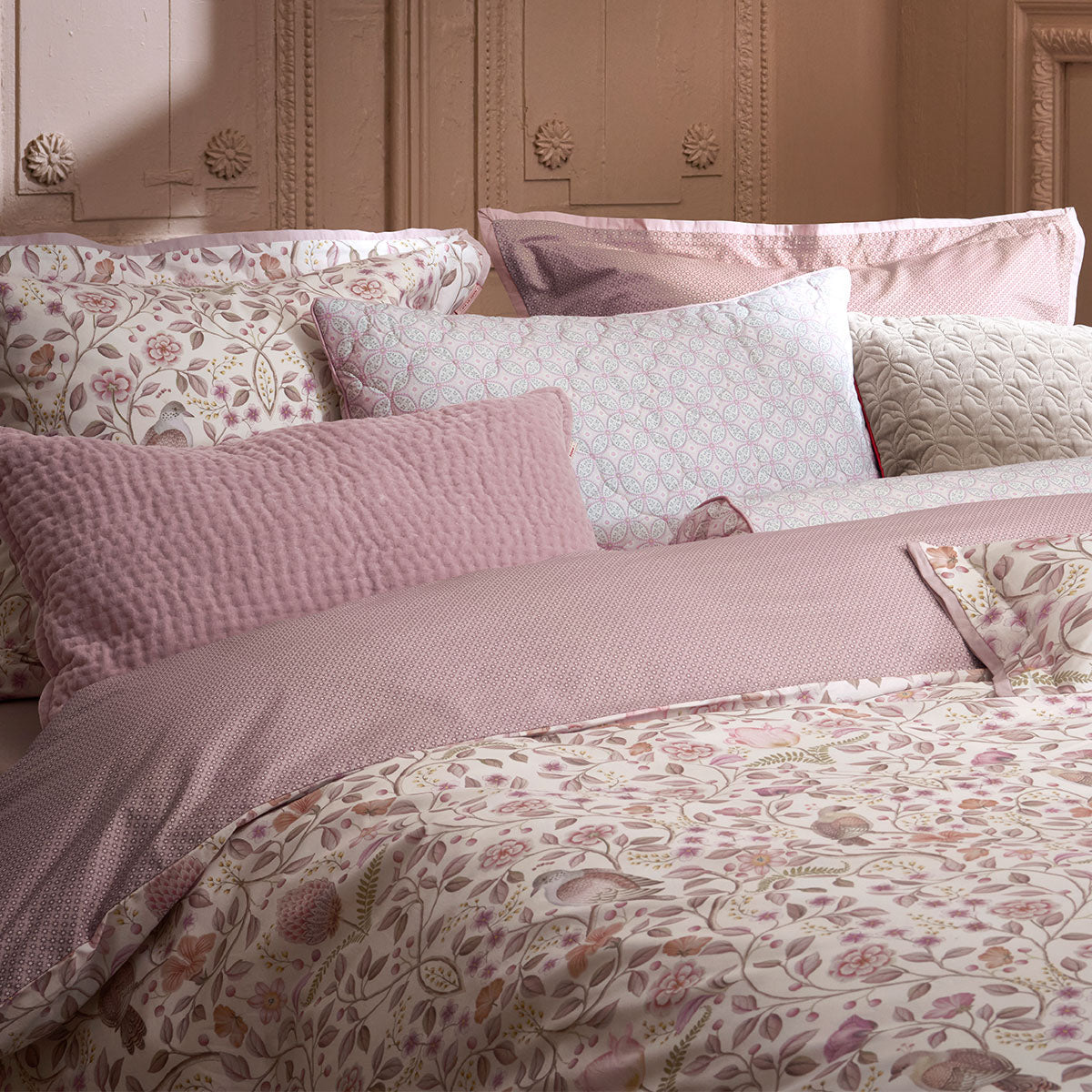 PIP Studio Garden of Dove Off White Cotton Quilt Cover Set Queen