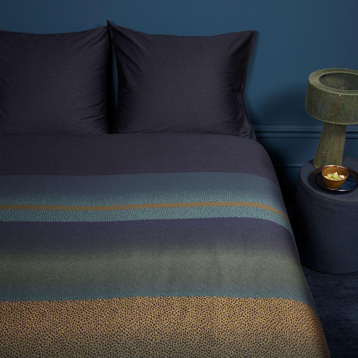 Bedding House Lenny Blue Cotton Quilt Cover Set King