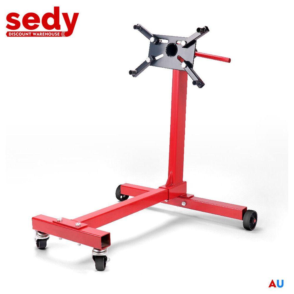 450kg / 1000lb Engine Stand Cars Auto Motor Crane Industrial Workshop Move Hoist