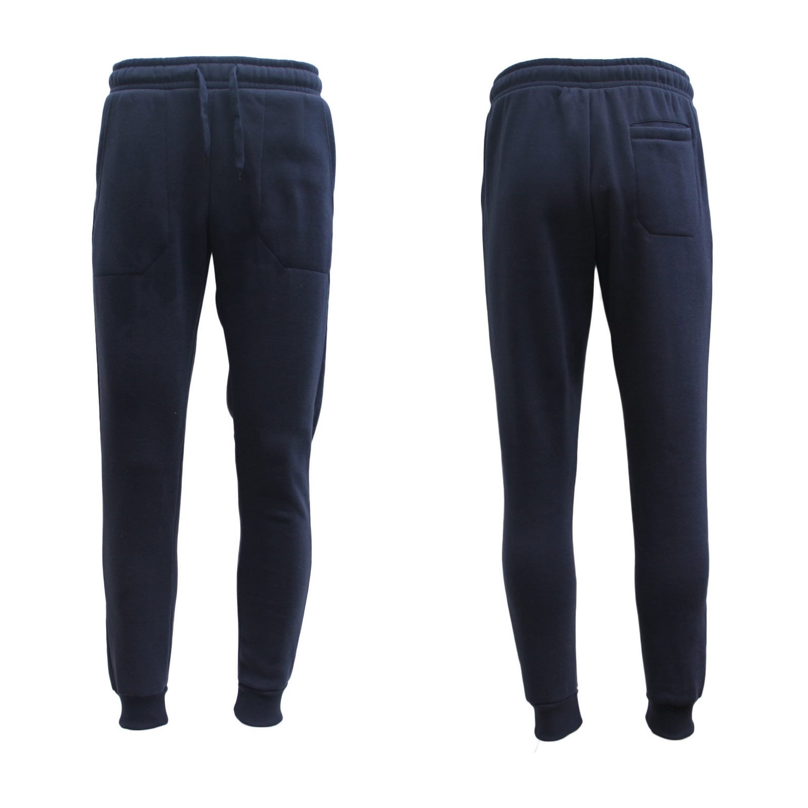 Mens Unisex Fleece Lined Sweat Track Pants Suit Casual Trackies Slim Cuff XS-6XL, Light Grey, XL