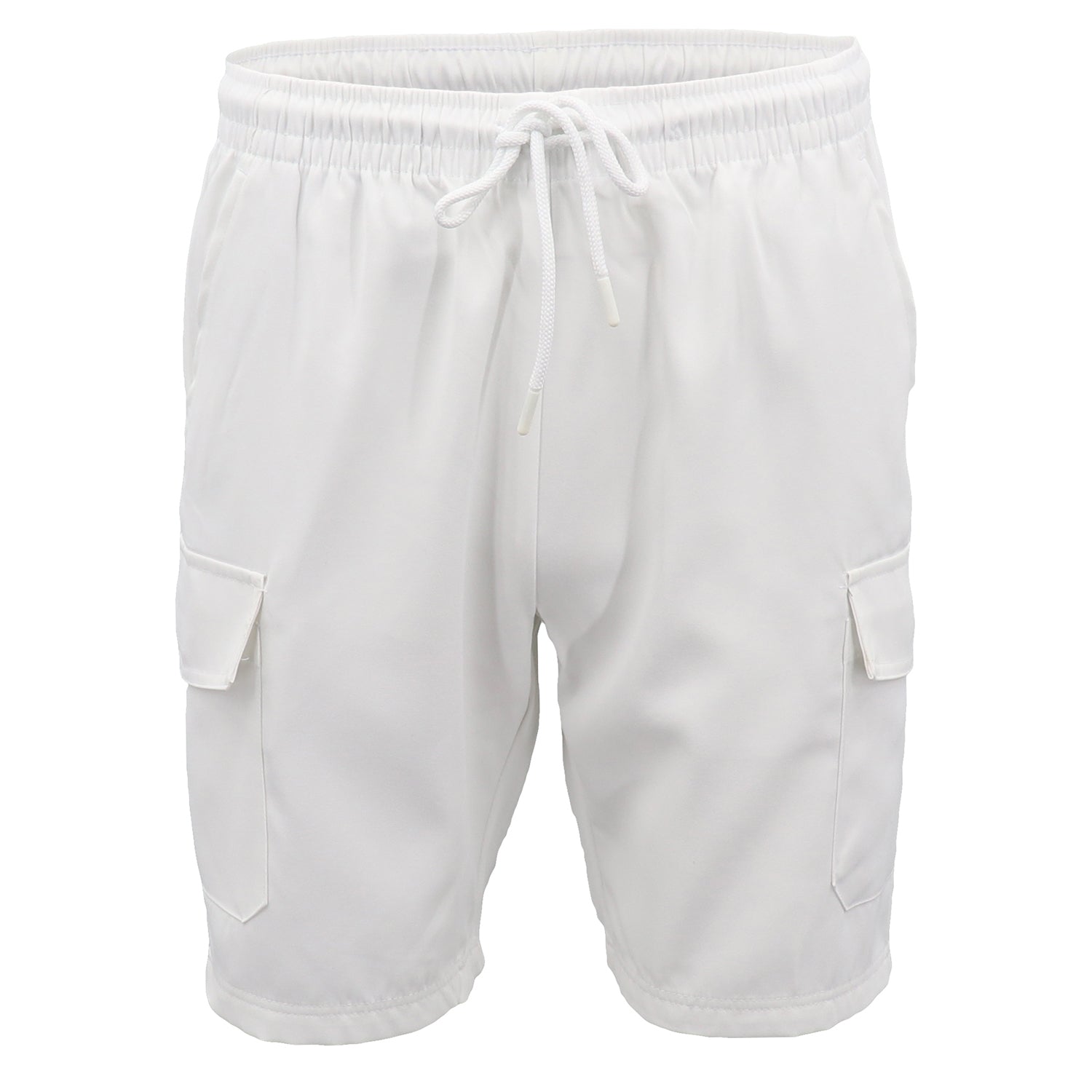 Men's Cargo Shorts 4 Pockets Cascual Work Trousers Active Pants Elastic Waist, Navy, 3XL