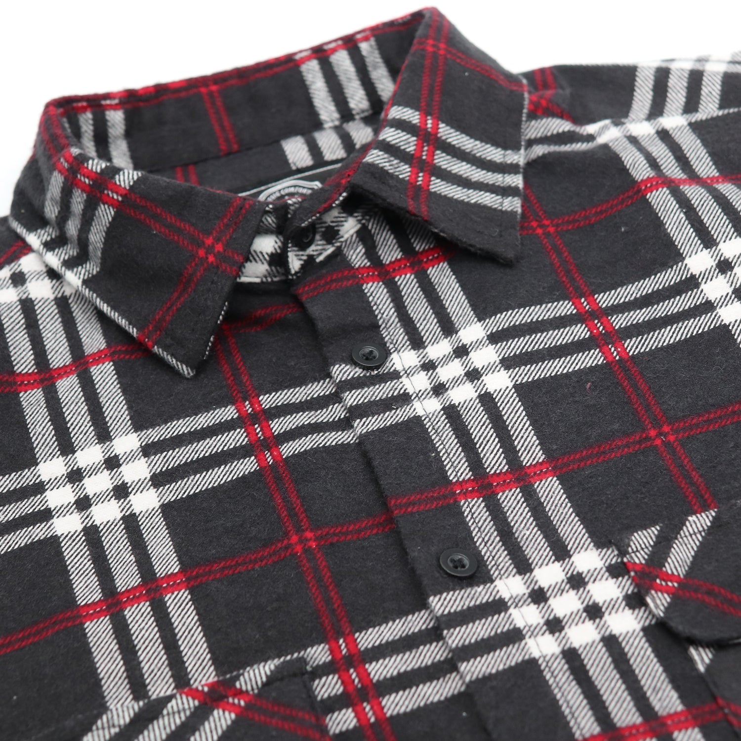 Men's 100% Cotton Flannelette Shirt Long Sleeve Plaid Check Flannel w Pockets, Shadow Glen Plaid, 3XL