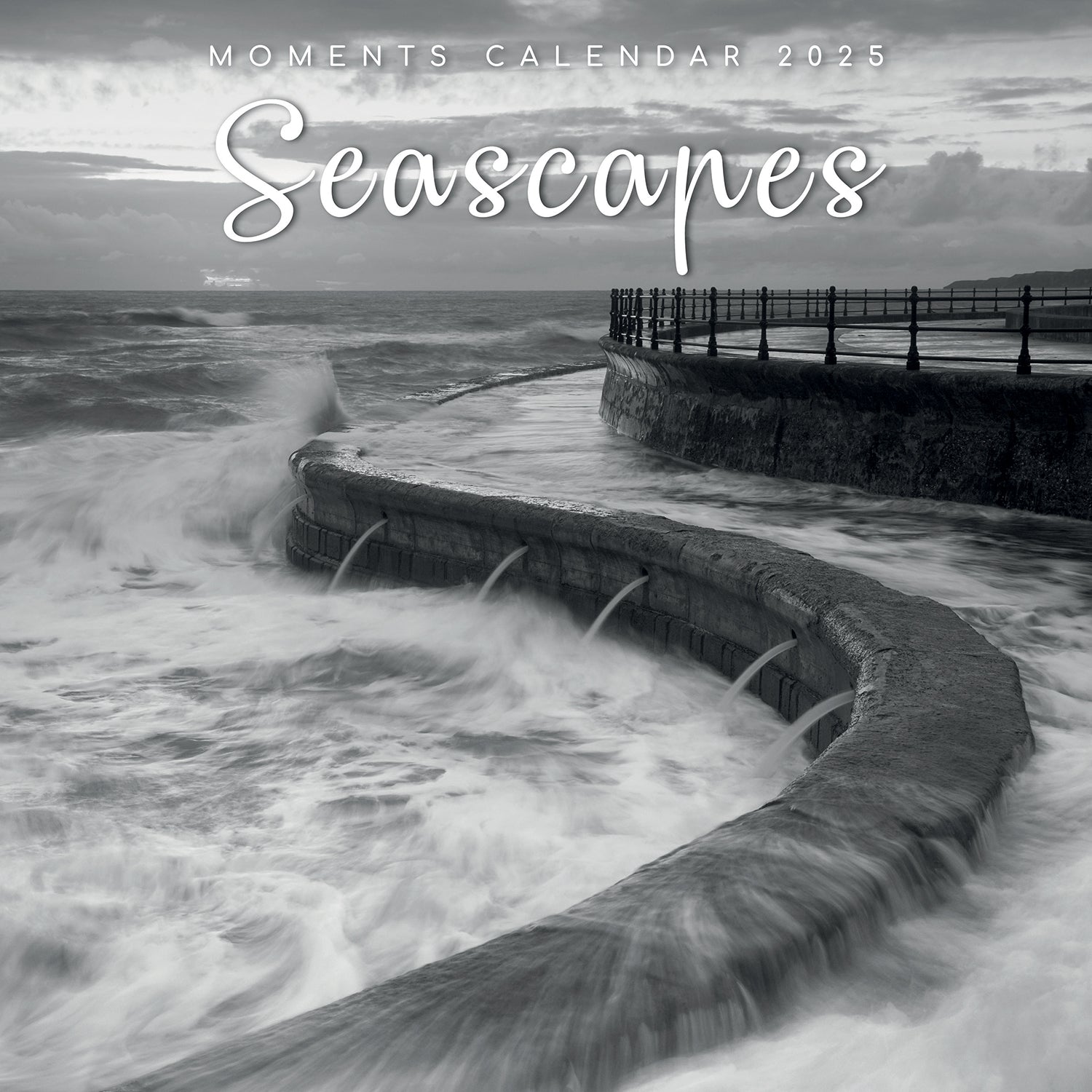 Seascapes - 2025 Square Wall Calendar 16 Months Premium Planner Christmas Gift