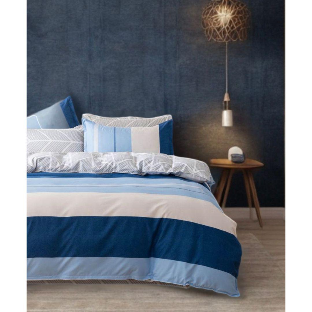 Mannix Striped Quilt Cover Set - King Size