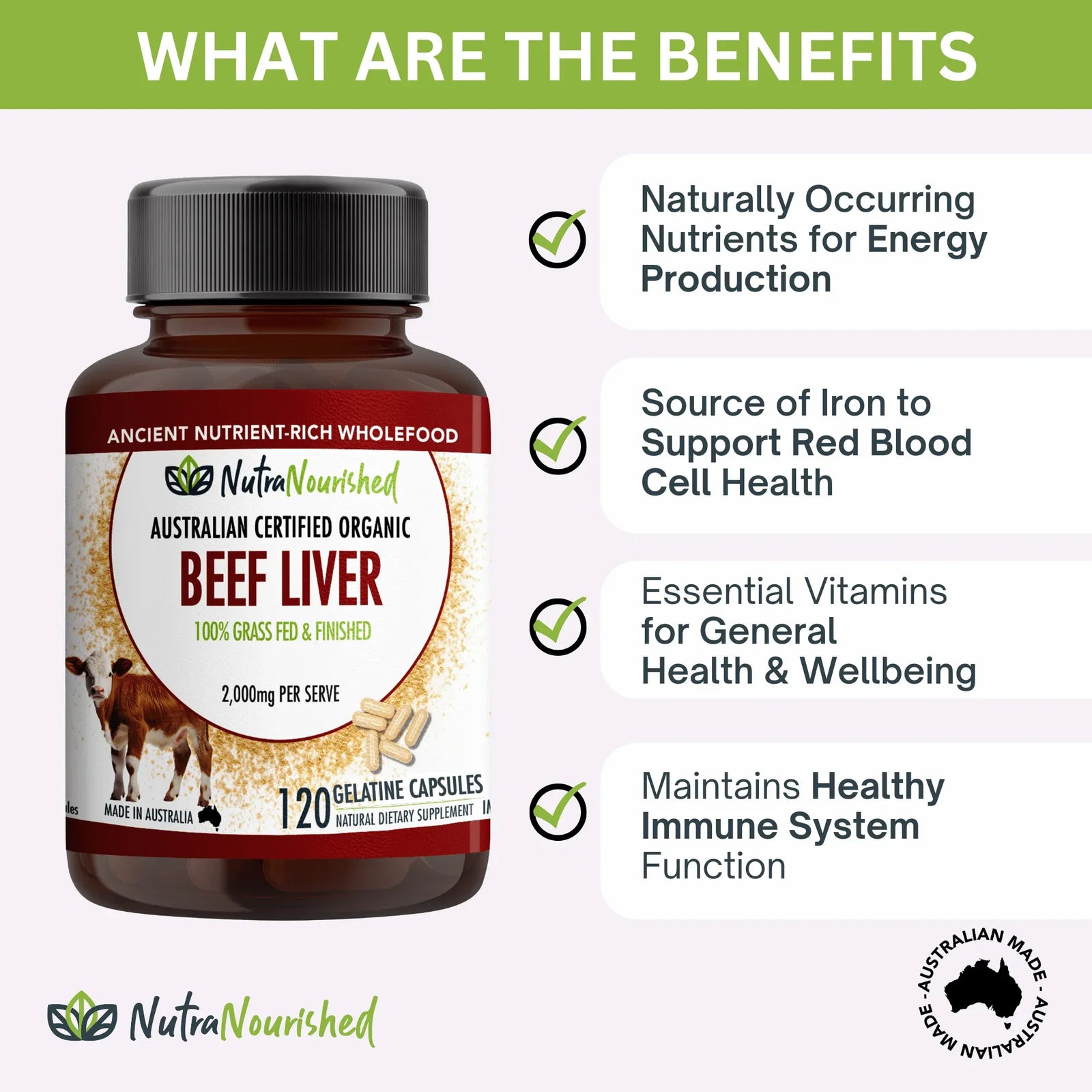 Organic Beef Liver Capsules