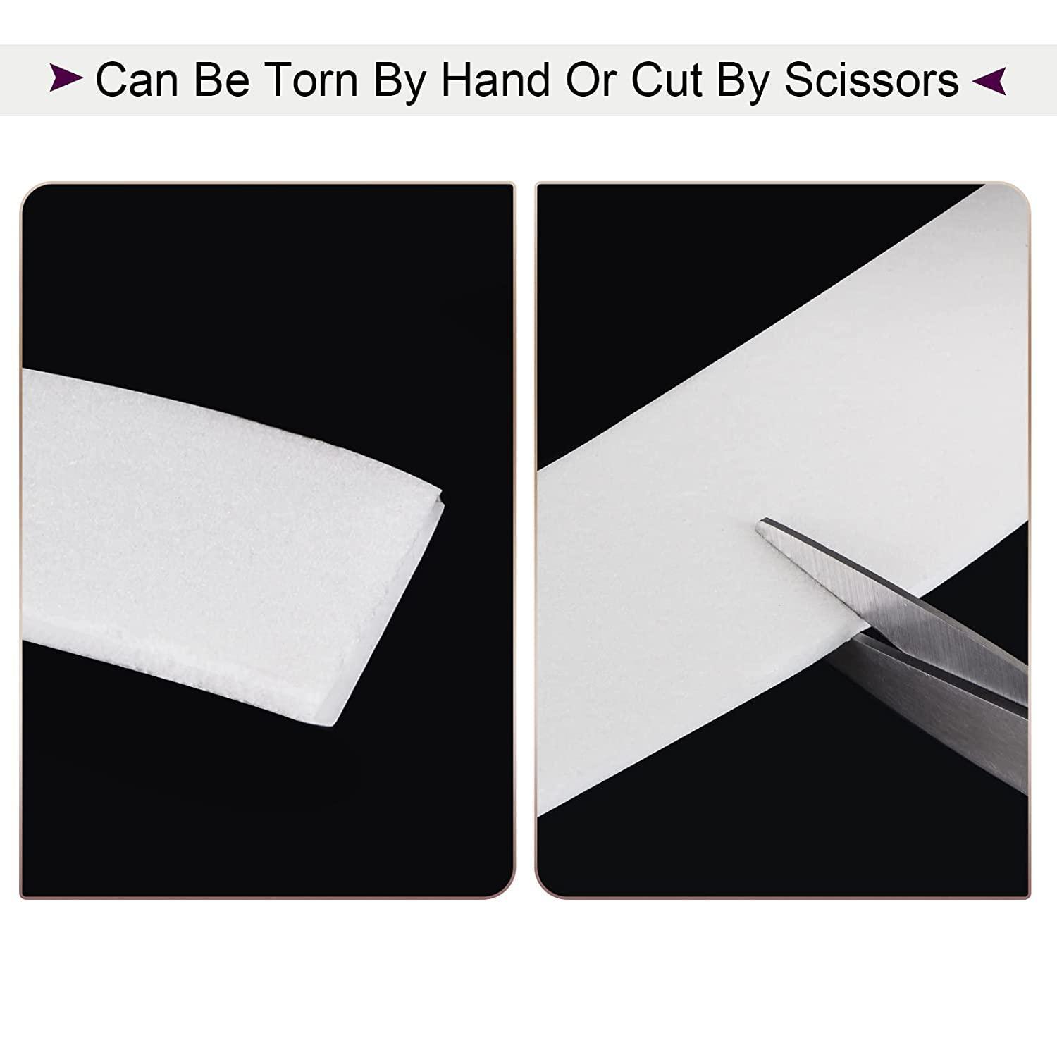 Double Sided White Pe Foam Sticky Tape Mounting Diy Craft Strong Adhesive 2.5M - 30mm*2.5m