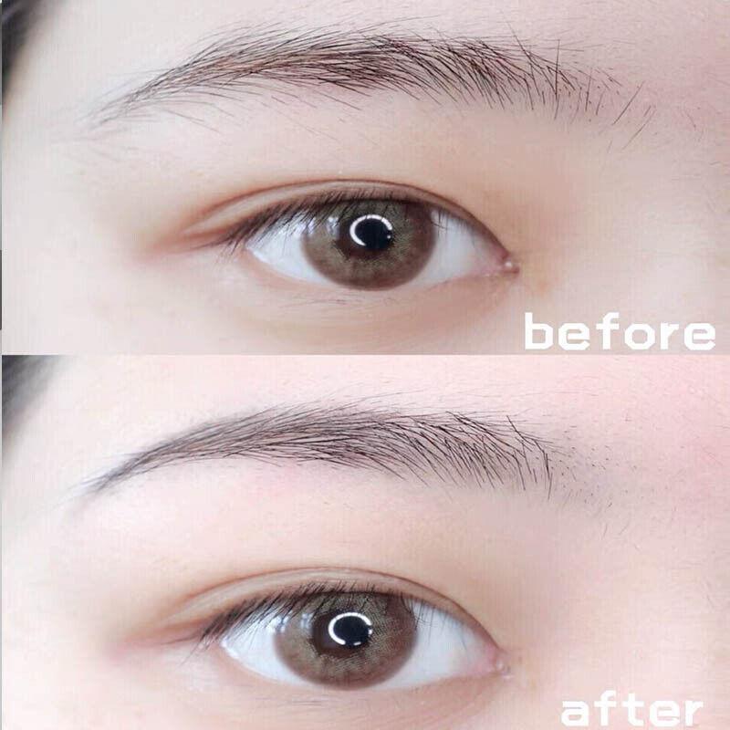 3Pcs Eyebrow Razor Set Facial Hair Remover Dermaplaning Shaving Tool Kit - Clear eyebrow razor*2+Scissor comb