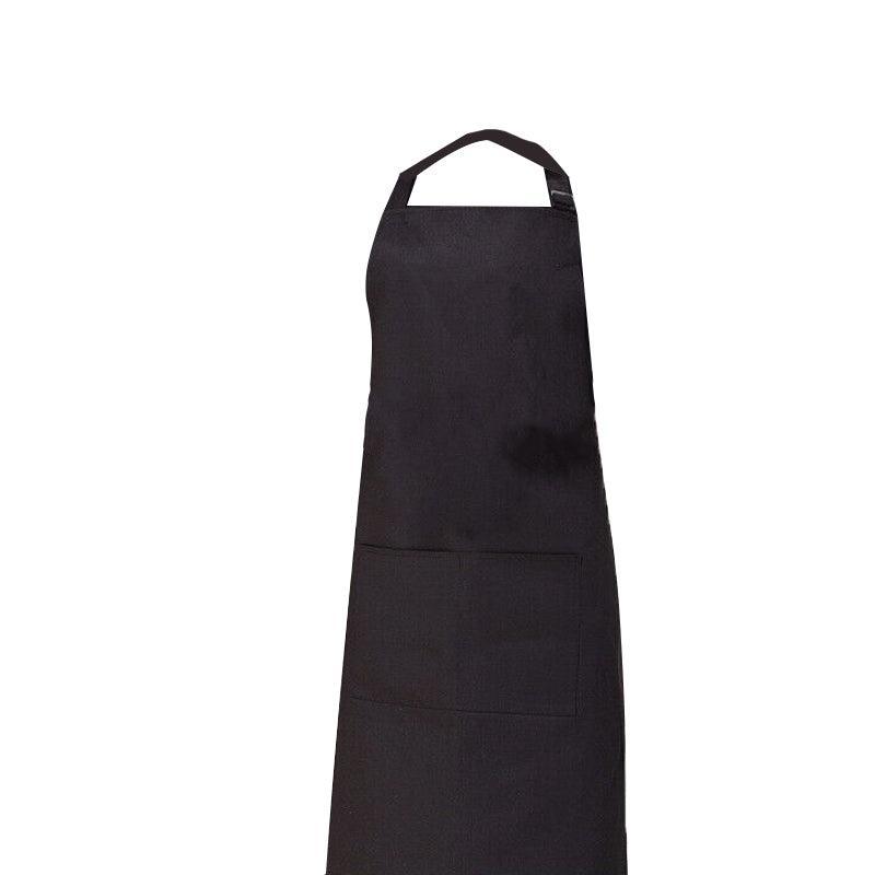 Apron with Pocket 2Pcs Chef Butcher Kitchen Cooking Baking Restaurant Wear - Black White Red
