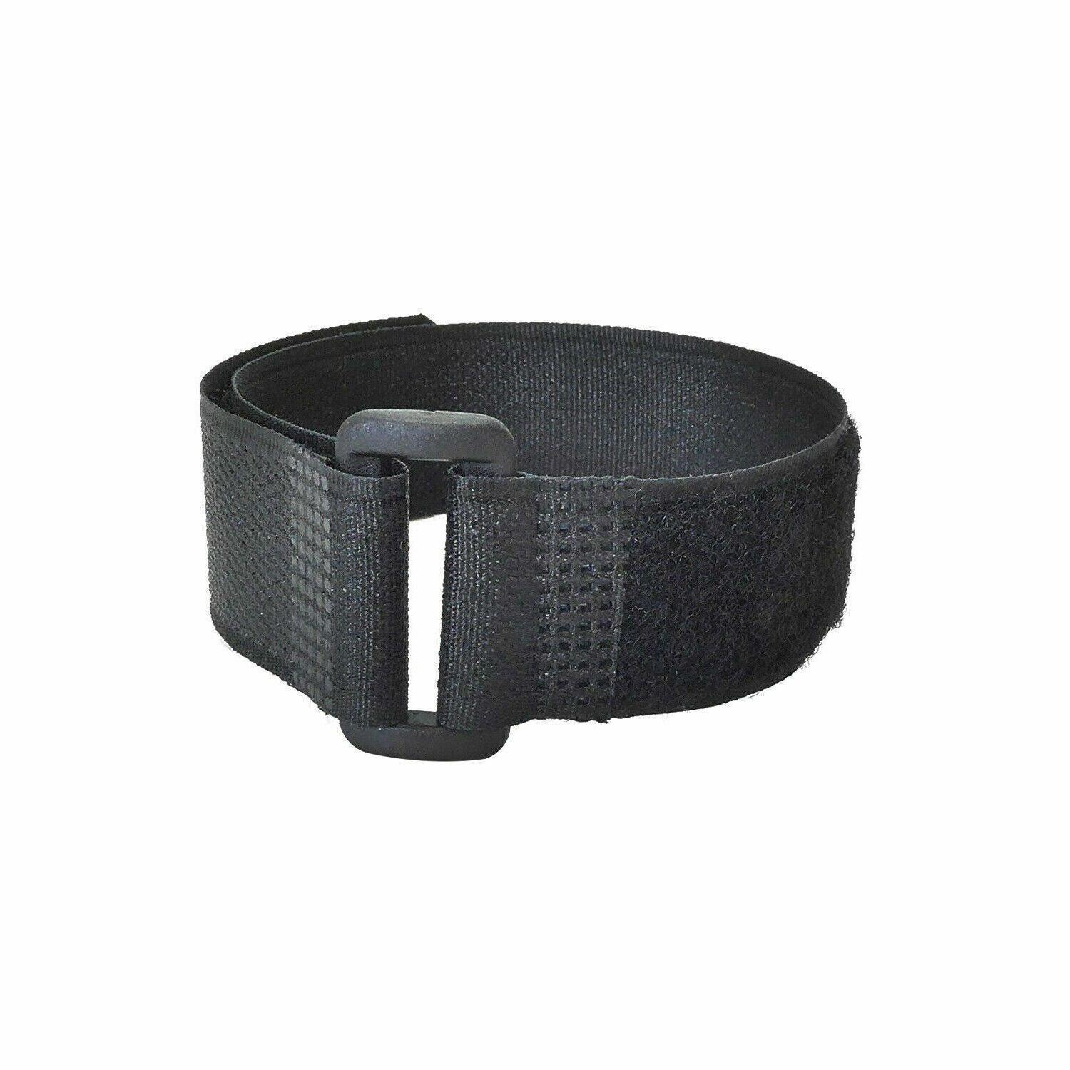 Magic Cable Ties Reusable Winder Coded Organiser Cords Hook Loop Black - 20*300mm 10PCS