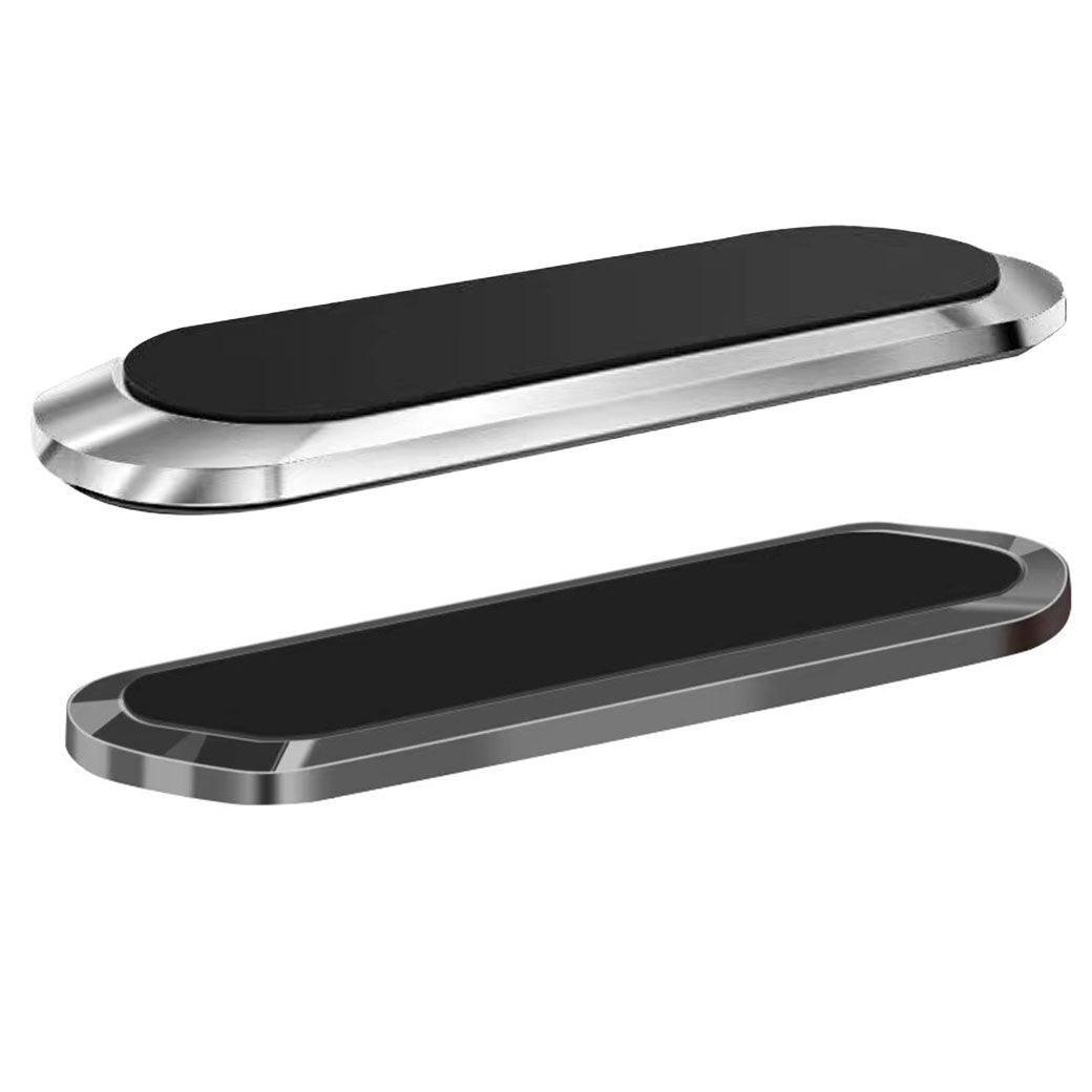 Phone Holder Mount Dashboard Stand for Car Mobile Smartphone Mini Size Grip Pad - Silver -1 Unit