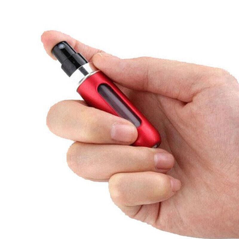 Travel Portable Mini Reusable Perfume Atomizer Bottle Scent Pump Spray 5Ml Au