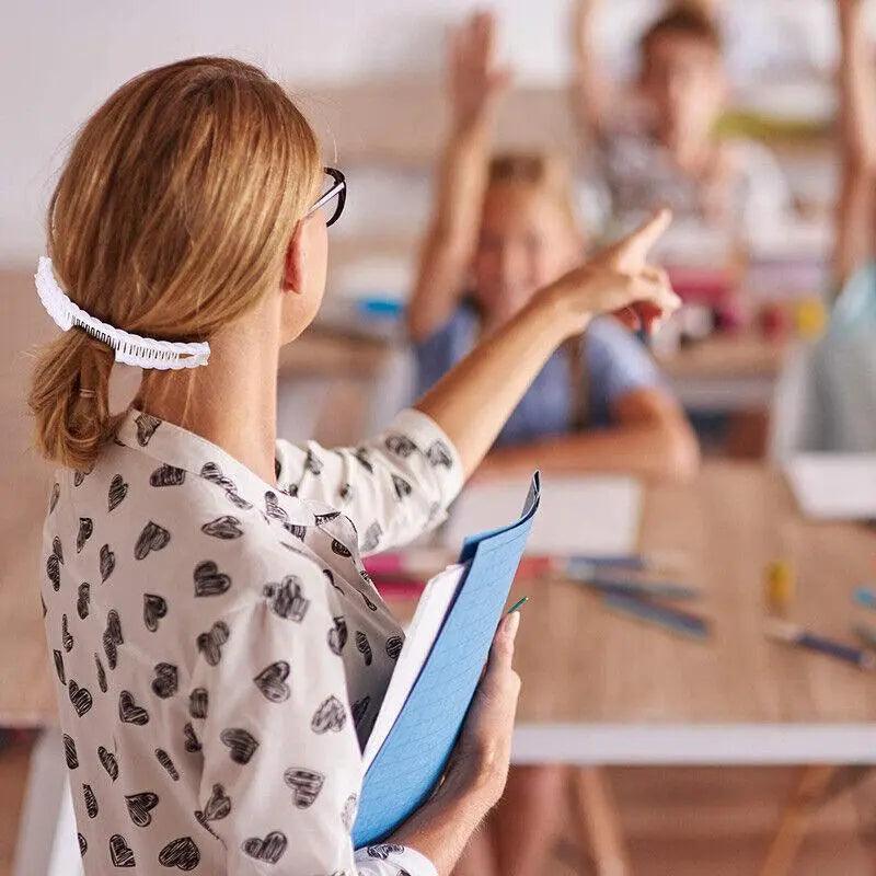 5X Hair Ponytail Holder Banana Clips Plastic Black Claw Comb Clip Multipurpose - Brown