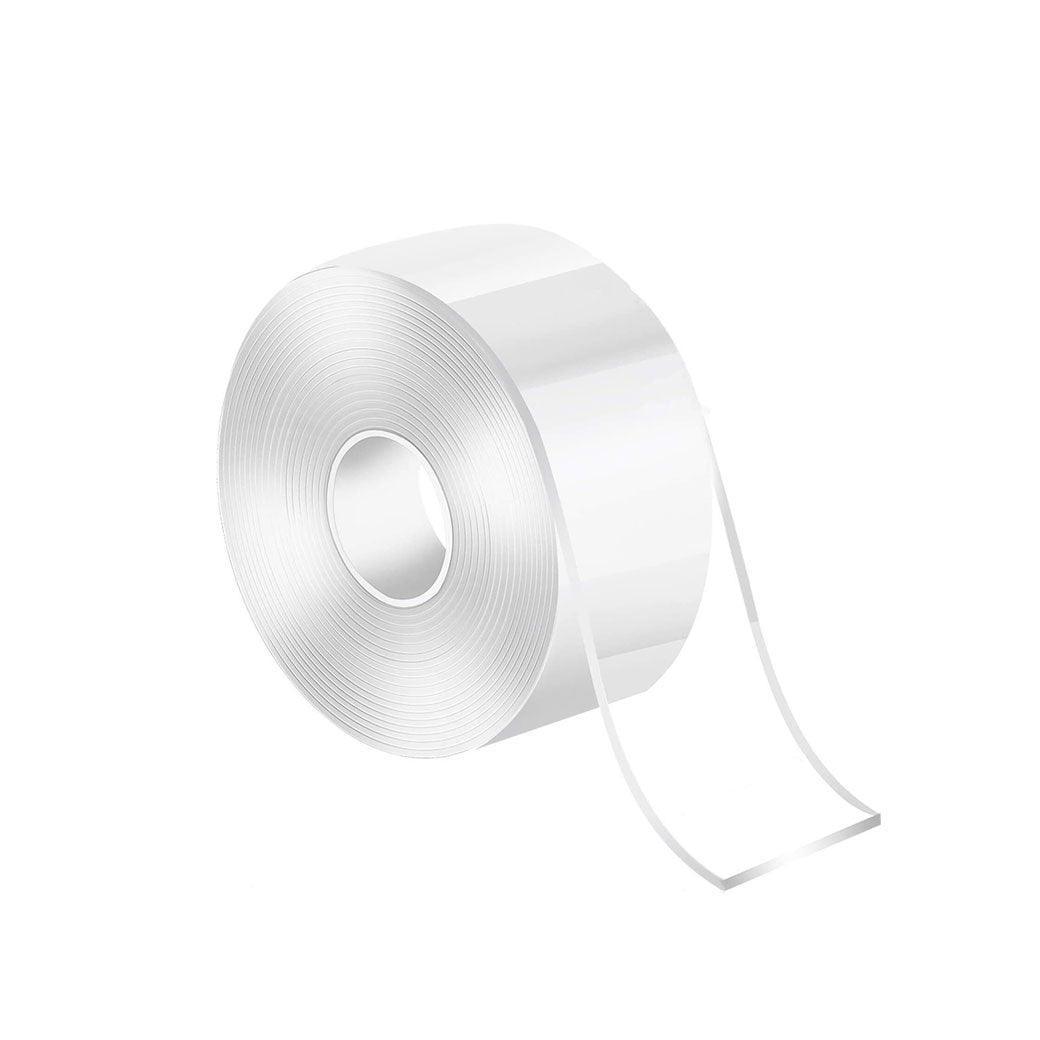 Double Sided Nano Tape Transparent Reusable Adhesive Gel Grip for Home Office - 2cm*5m*1mm (1 Unit)