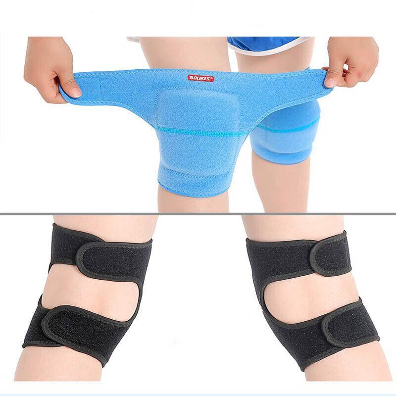 AOLIKES S Size Knee Pad Crash Proof Anti-Slip for Young Users Sports Protection - Rose Red