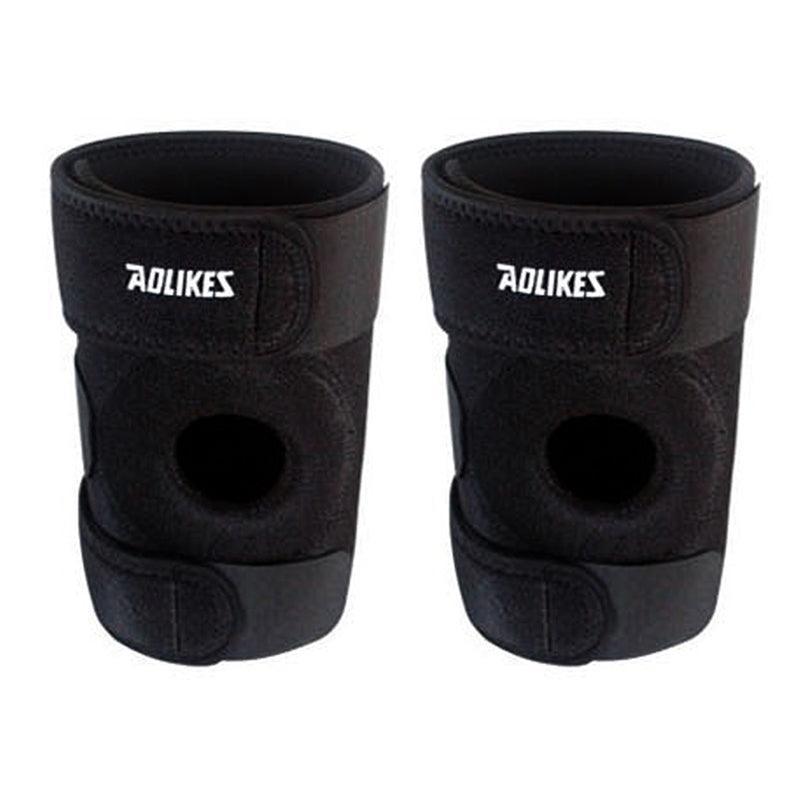 Aolikes Elastic Adjustable Knee Brace Fastener Patella Support Gym Relief Strap - 1 Unit