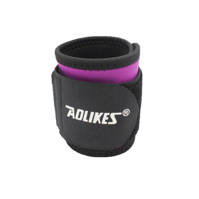 Aolikes Adjustable Sports Gym Wrist Support Brace Wrap Band Wristband Strap Au - Blue