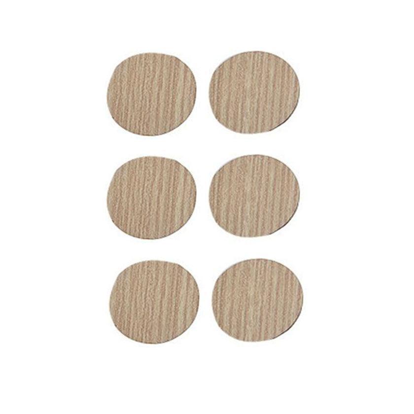 54 X Self Adhesive Decorative Screw Cover Caps Holes Cams Furniture Kitchen 20mm - PC 106
