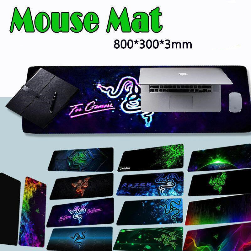 Gaming Keyboard and Mouse Pad Extended Desk Mat 800x300mm Non Slip Base - 07