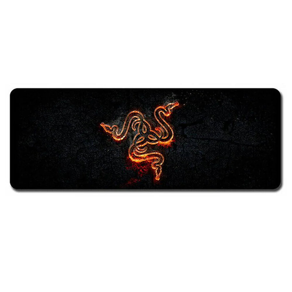 Gaming Keyboard and Mouse Pad Extended Desk Mat 800x300mm Non Slip Base - 15