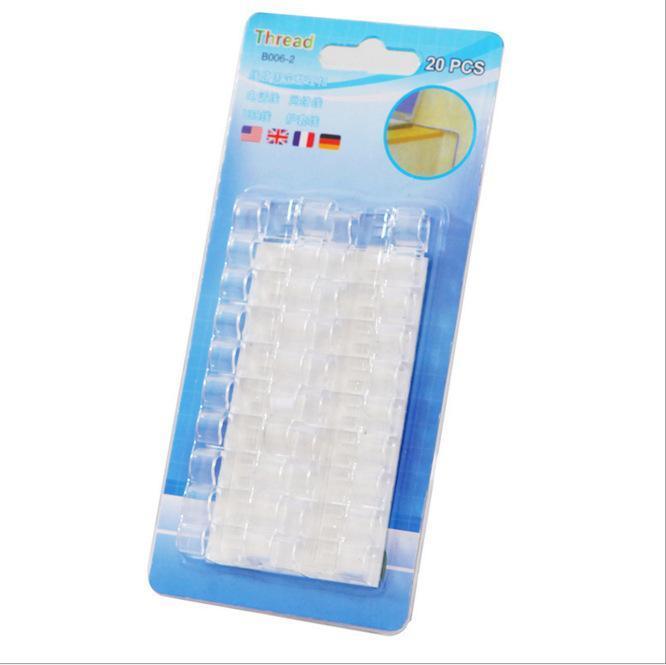 20PCS Cable Clips Management Holder Cord Wire Line Organizer Self-Adhesive M - M Size - Transparent x 20 PCS