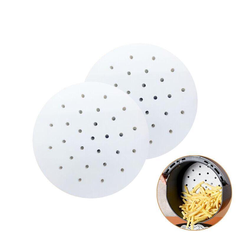100Pcs 7/8/9 Non-Stick Air Fryer Parchment Liners - 18CM