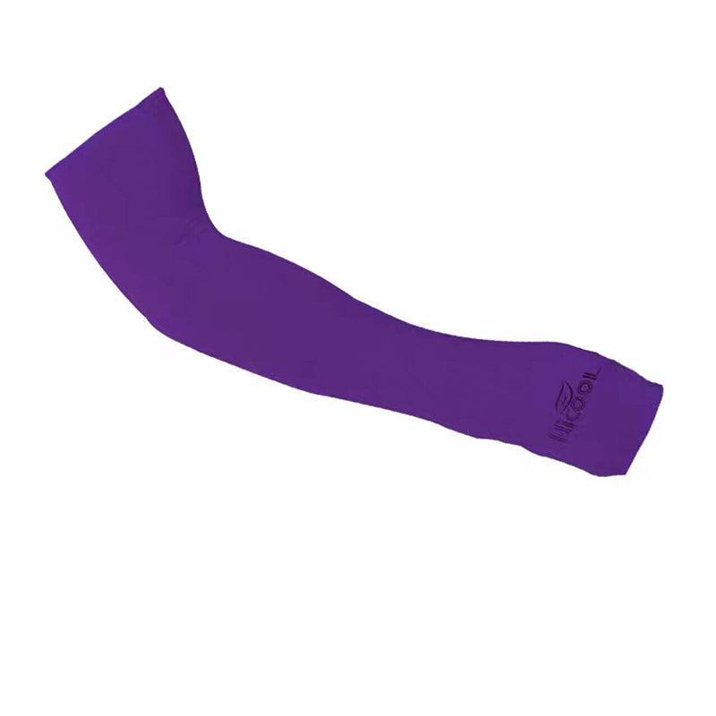 3 Pairs Cooling Sport Arm Stretch Sleeves Sun Uv Protection Covers Cycling Golf - Purple × 3 Pairs