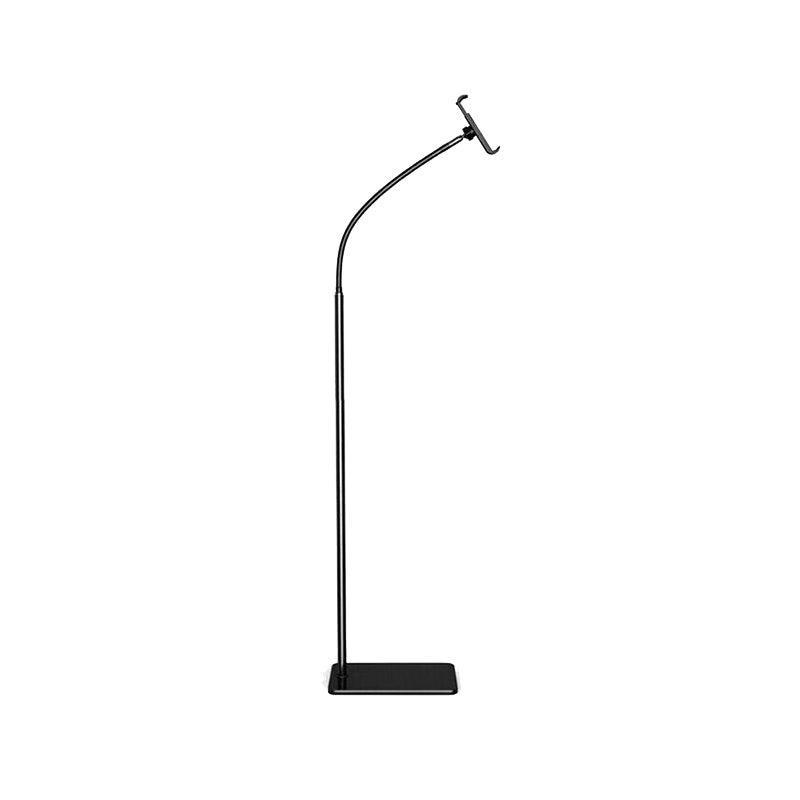 Adjustable Floor/Desk Stand Bed Lazy Mount Holder Arm Bracket For Phone Tablet - 6.5-9cm Black(Desk Stand)