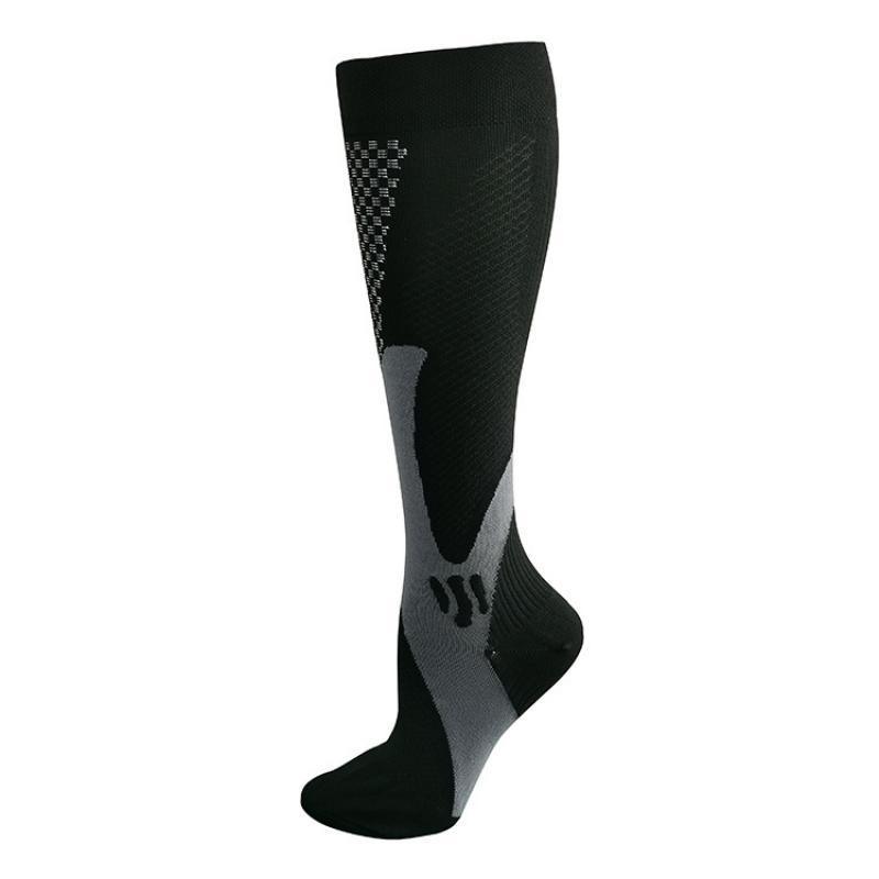 Copper Compression Socks for Running Travel Sports Anti Fatigue Support XXL Unisex - Pink