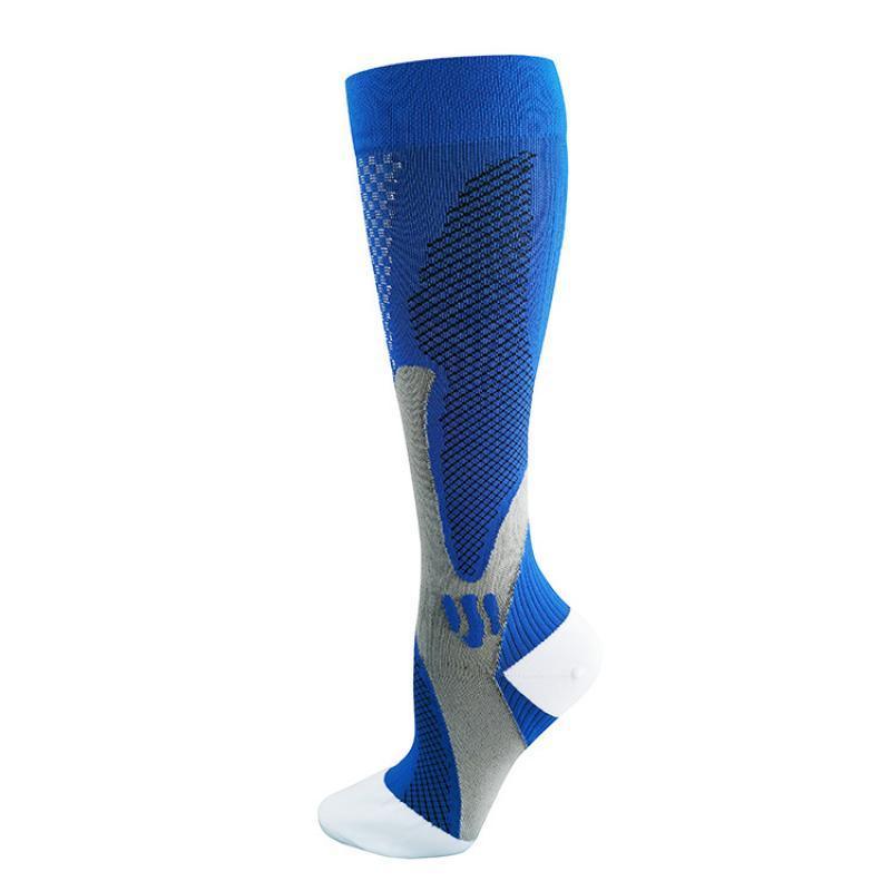 Copper Compression Socks for Running Travel Sports Anti Fatigue Support XXL Unisex - Pink