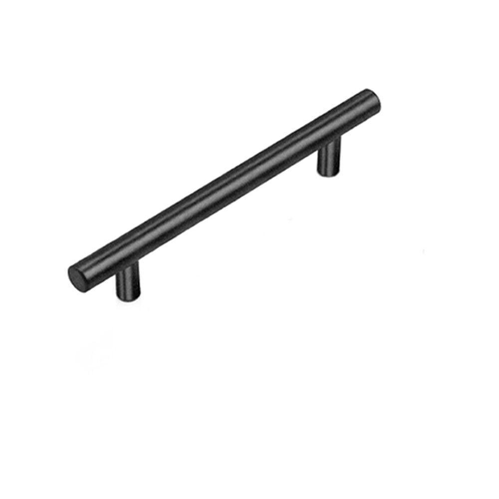 1pcs Black Kitchen Cabinet Door Handles Matte Black Stainless Steel Door Drawer Pull T Bar - 500mm/320mm