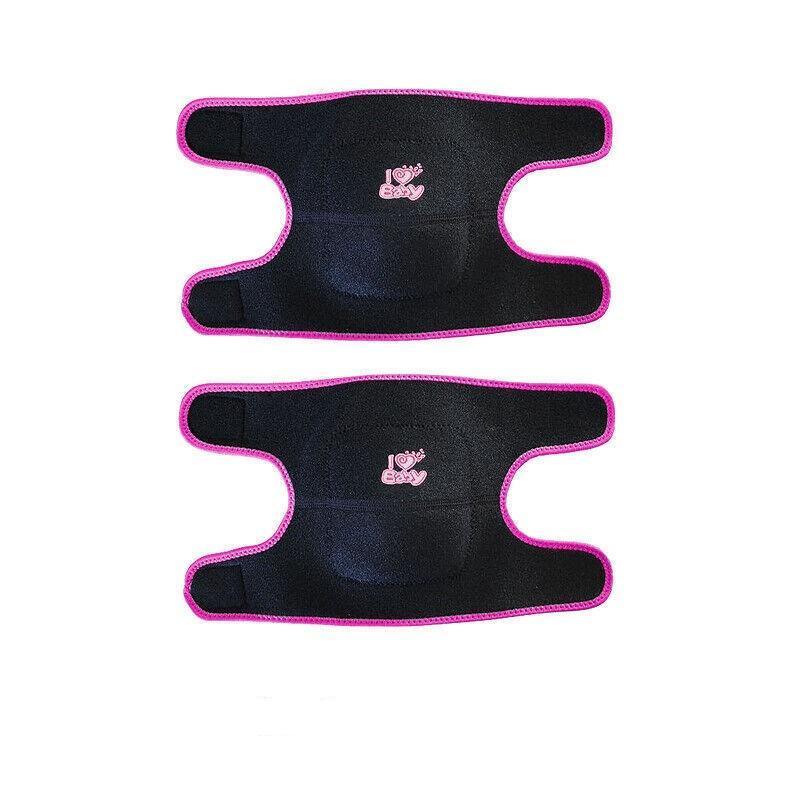 S Size Kid Knee Pad Crash Proof Antislip Basketball Dance Skating Protector - Black+Blue