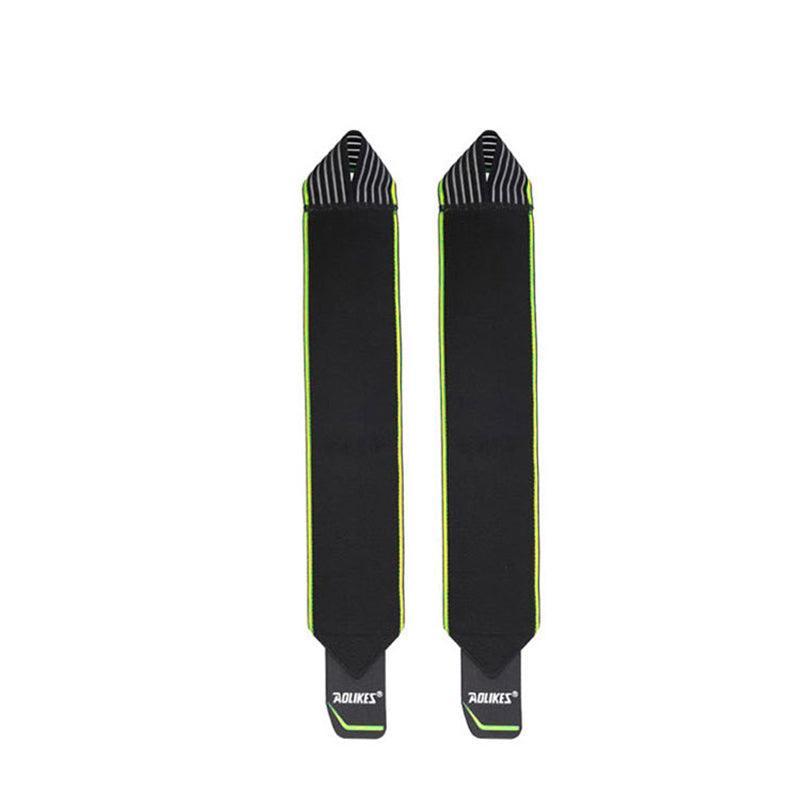Aolikes 1 Pair Adjustable Wrist Support Wrap Strap Compression Hand Brace Au - Green (1 Pair)