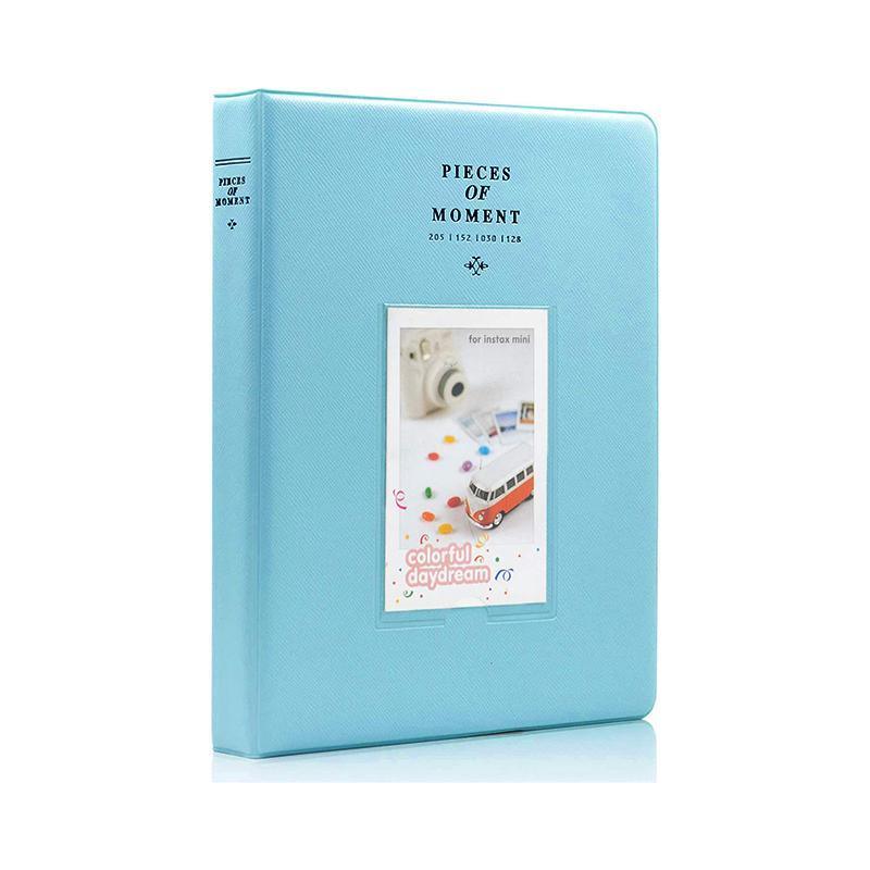 128 Pockets Album Case Storage For Polaroid Photo FujiFilm Camera Film - Beige
