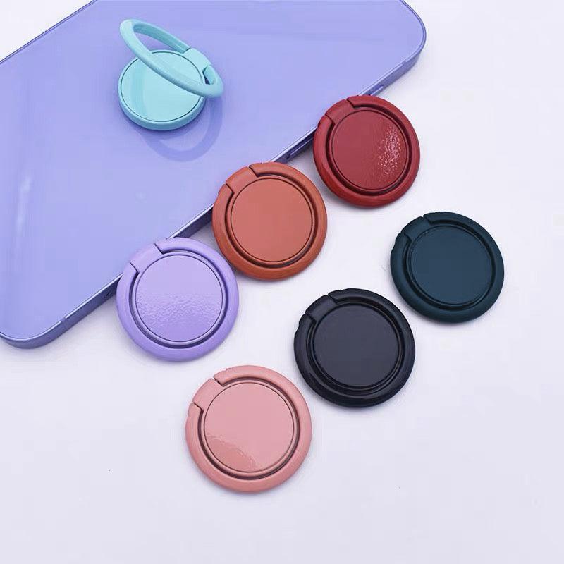 NEW 1PC Ring Mobile Phone Holder Solid Color Ring Bracket 360 Rotation - Mint Green
