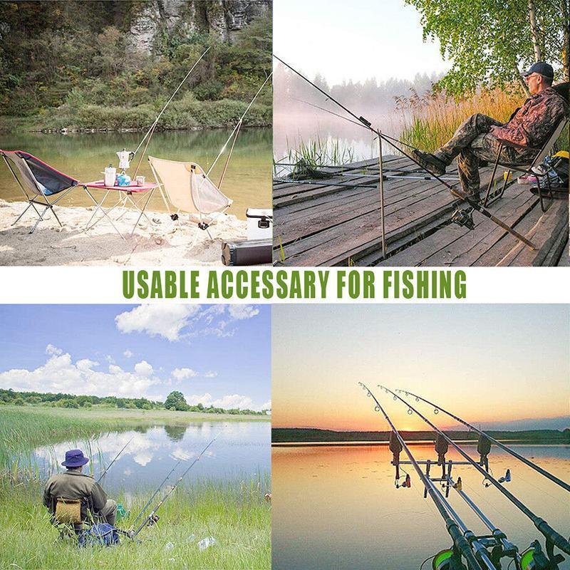 Up To 100PCS Best Bite Clip Fishing Alarm Bells Plastic Ring Double Rod Hot Red - 10PCS